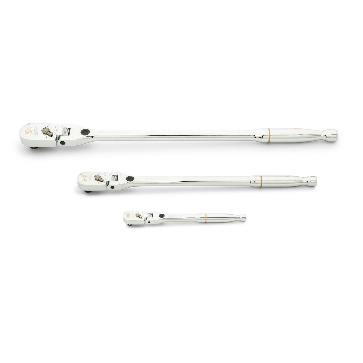 GEARWRENCH 3 Piece 1/4in, 3/8in & 1/2in Drive 120XP Locking Flex Head Ratchet Set 81382