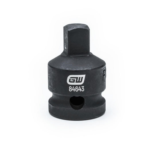 GEARWRENCH 1/2in Drive 1/2in F x 3/8in M Impact Adapter 84643