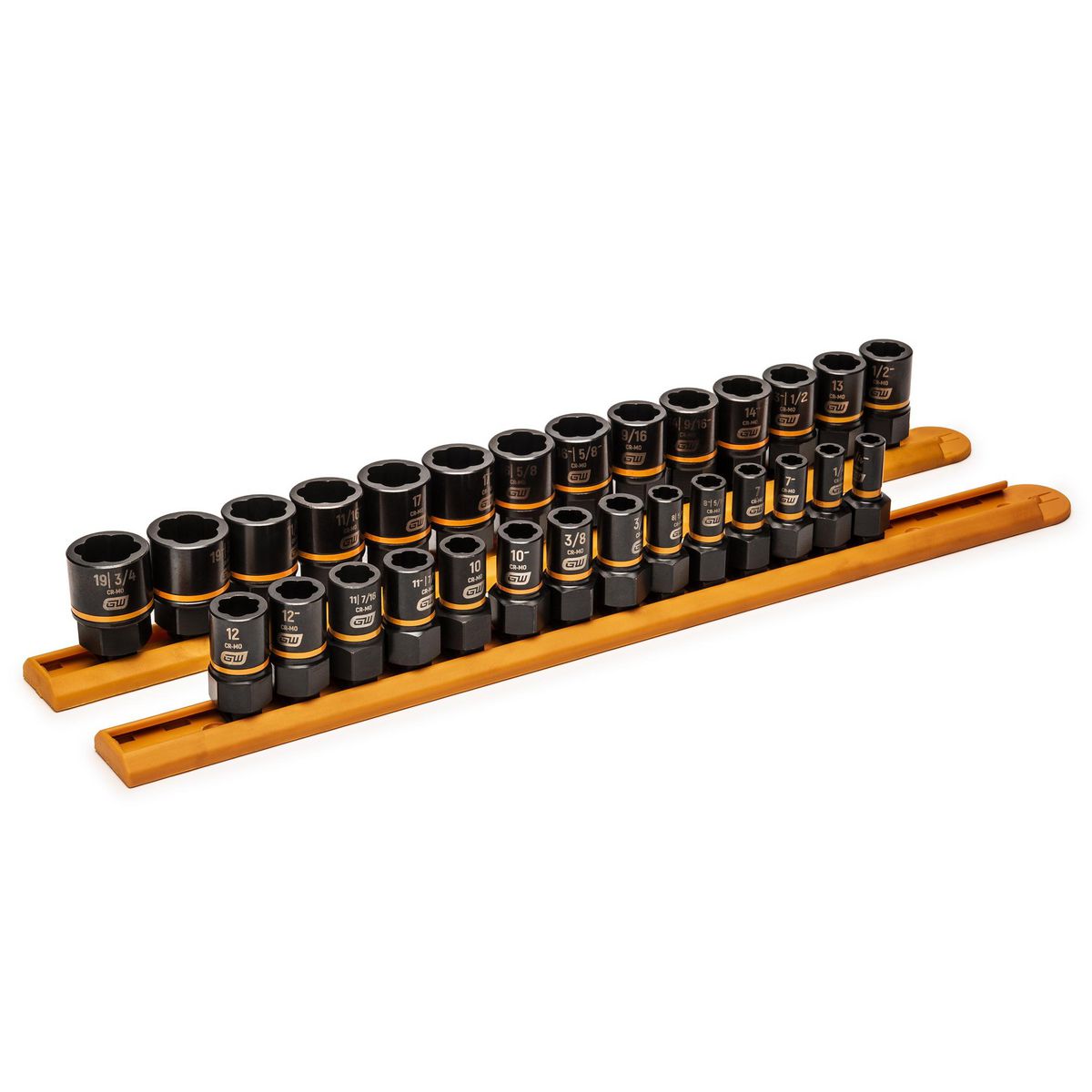 GEARWRENCH 28 Pc. 1/4in & 3/8in Drive Bolt Biter Impact Extraction Socket Set 84784