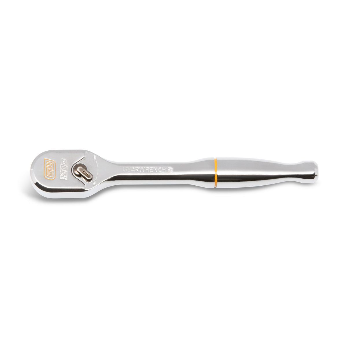 GEARWRENCH 1/4in Drive 120XP Full Polish Chrome Teardrop Ratchet 5in 81011XP