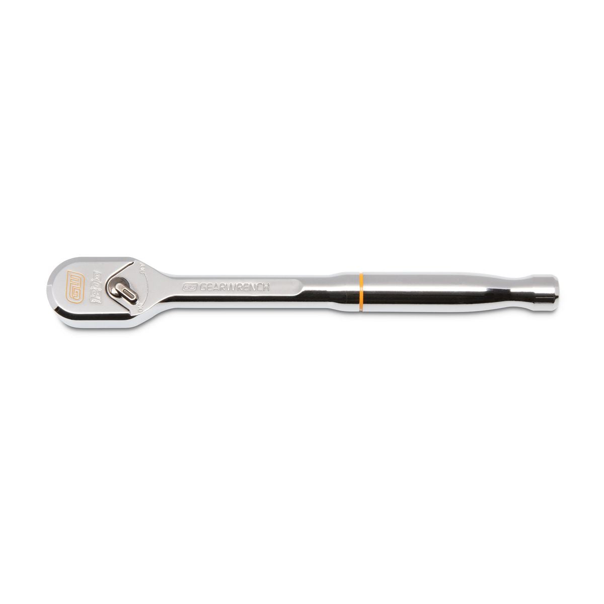GEARWRENCH 3/8in Drive 120XP Full Polish Chrome Teardrop Ratchet 8-1/4in 81211XP