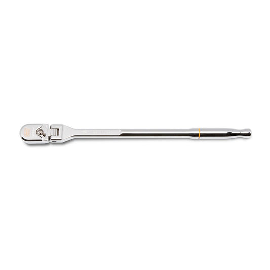 GEARWRENCH 3/8in Drive 120XP Full Polish Chrome Flex Head Teardrop Ratchet 13-1/2in 81215XP