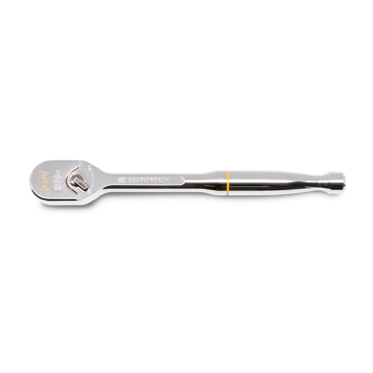 GEARWRENCH 1/2in Drive 120XP Full Polish Chrome Teardrop Ratchet 11in 81304XP