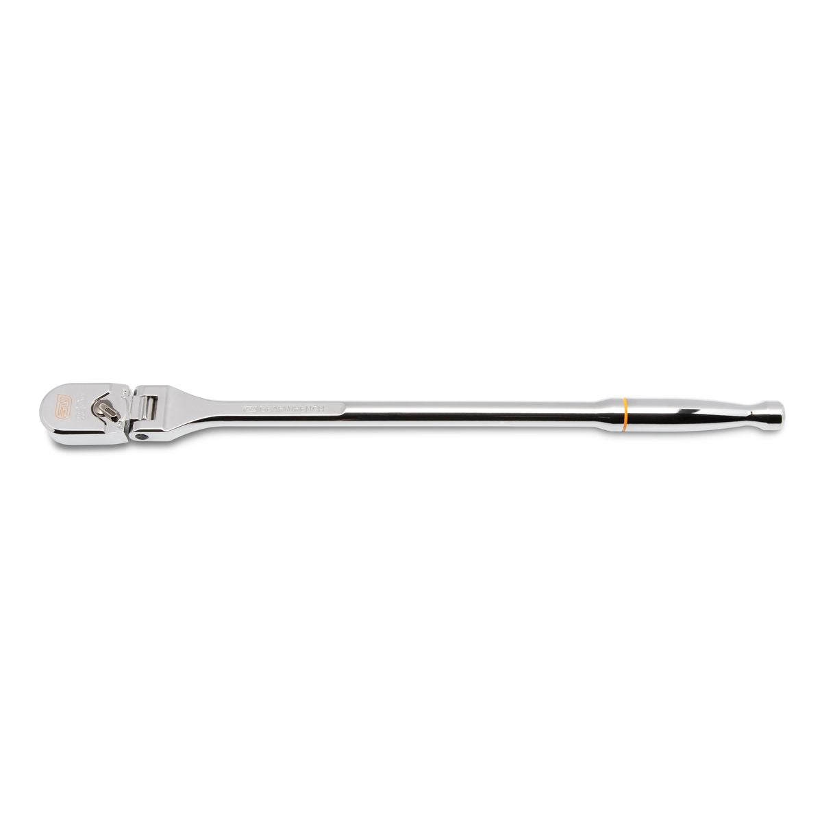GEARWRENCH 1/2in Drive 120XP Full Polish Chrome Flex Head Teardrop Ratchet 19in 81306XP