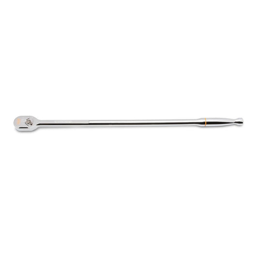 GEARWRENCH 1/2in Drive 120XP Full Polish Chrome Extra Long Handle Teardrop Ratchet 24in 81364XP