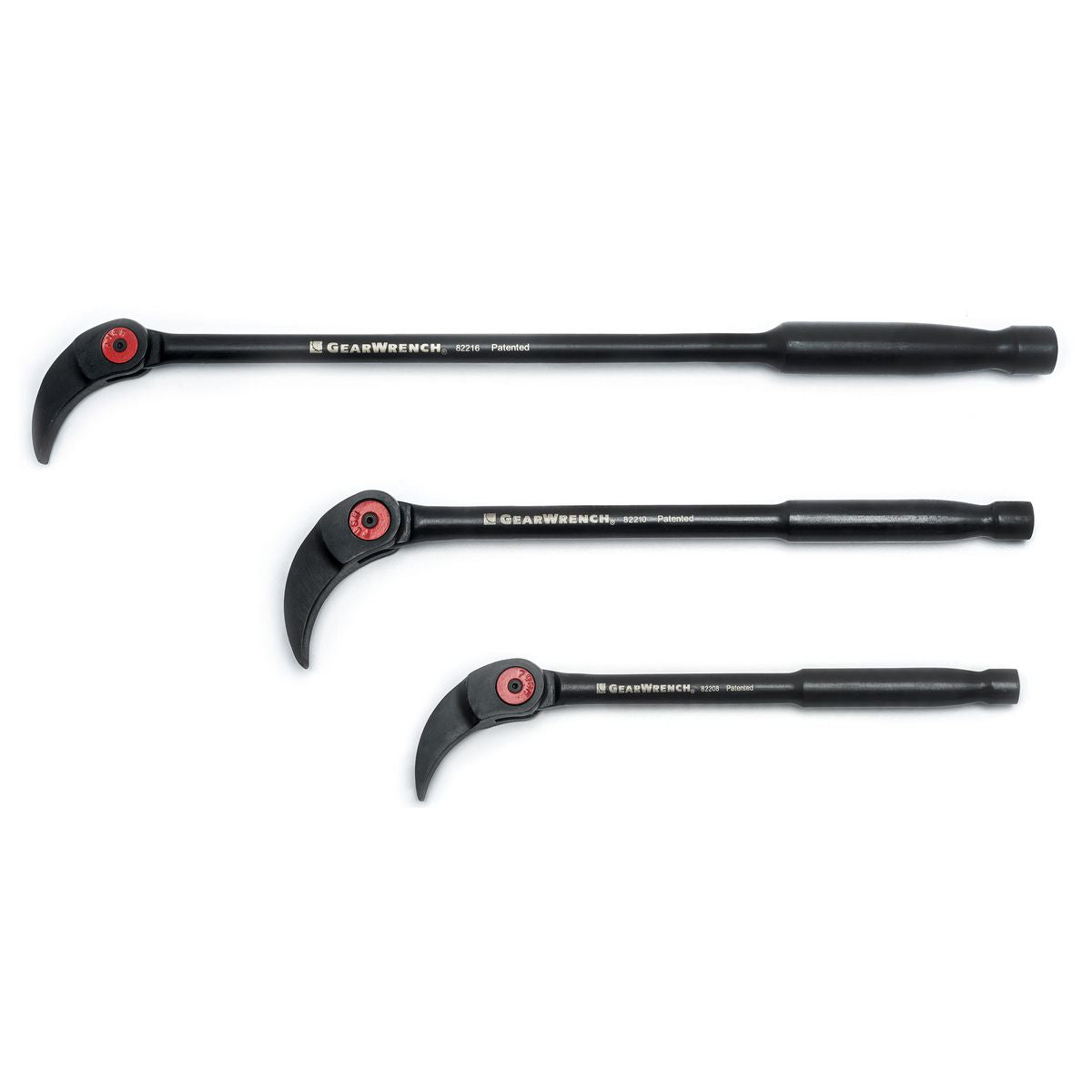 GEARWRENCH 3 Pc. Indexing Pry Bar Set 8in, 10in & 16in 82301D