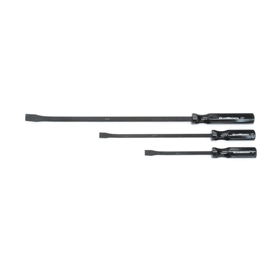GEARWRENCH 3 Piece Angled Tip Pry Bar Set 12in, 17in & 25in 82403-05