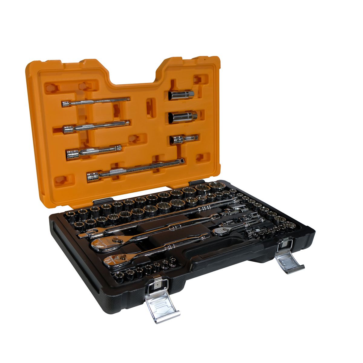 GEARWRENCH 64 Pc. 1/4in, 3/8in & 1/2in Drive Metric & SAE Socket Set 83066N
