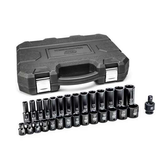 GEARWRENCH 29 Pc. 3/8in Drive 6 Point Standard & Deep Impact Metric Socket Set 84925N