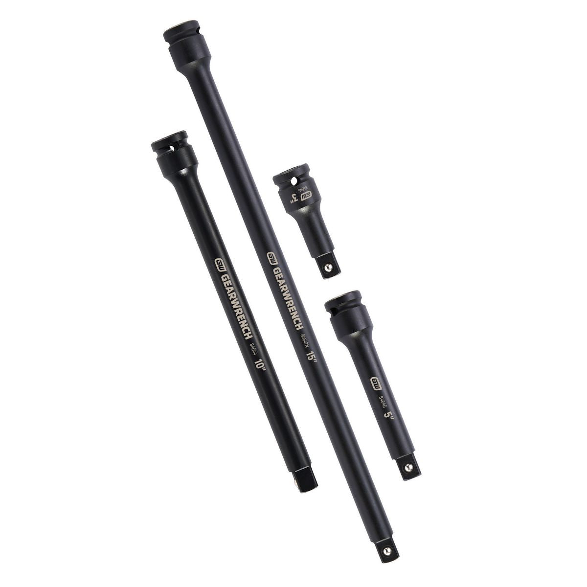 GEARWRENCH 4 Pc. 1/2in Drive Impact Extension Set 3in, 5in, 10in & 15in 84950N