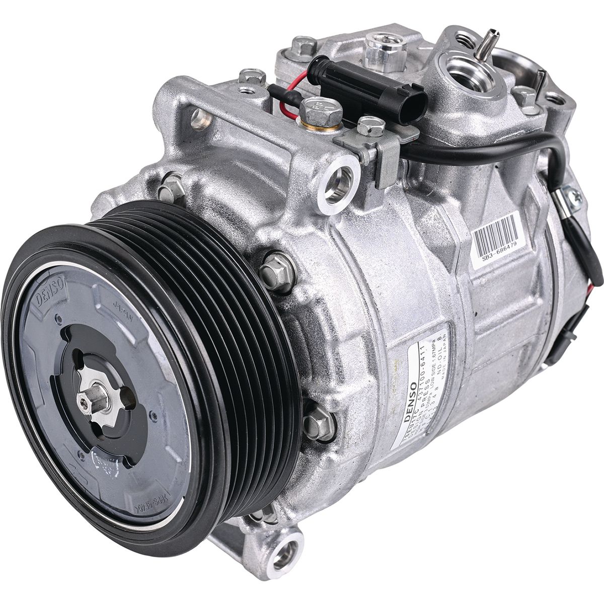 Denso Air Conditioning Compressor 12V Direct Mount 7SEU17C 437100-6410