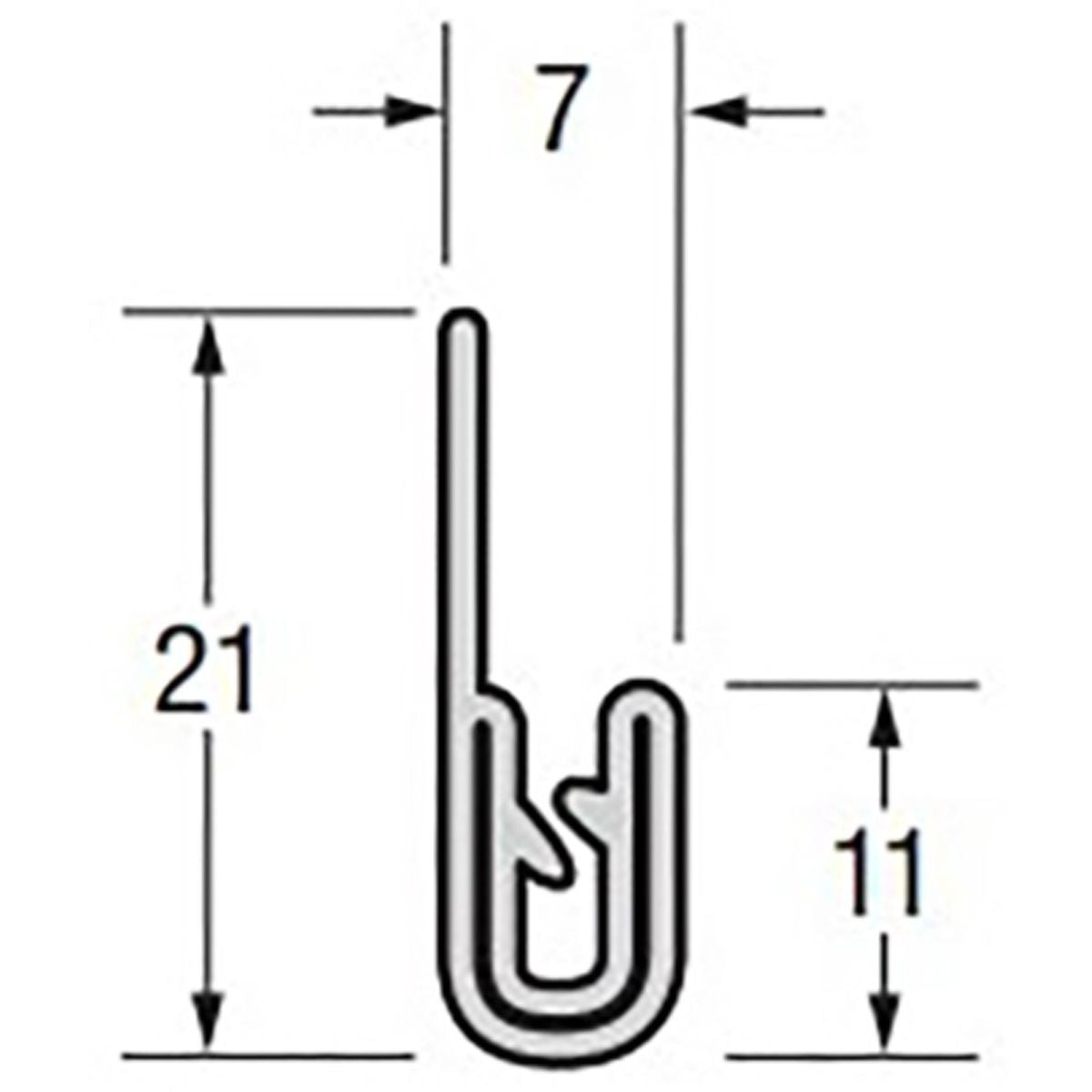 Proflex Pinchweld PVC Black Small with PVC Flap 60-061