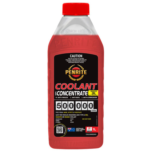 Penrite Red 500,000 KM Coolant Concentrate 1L COOL500RED001