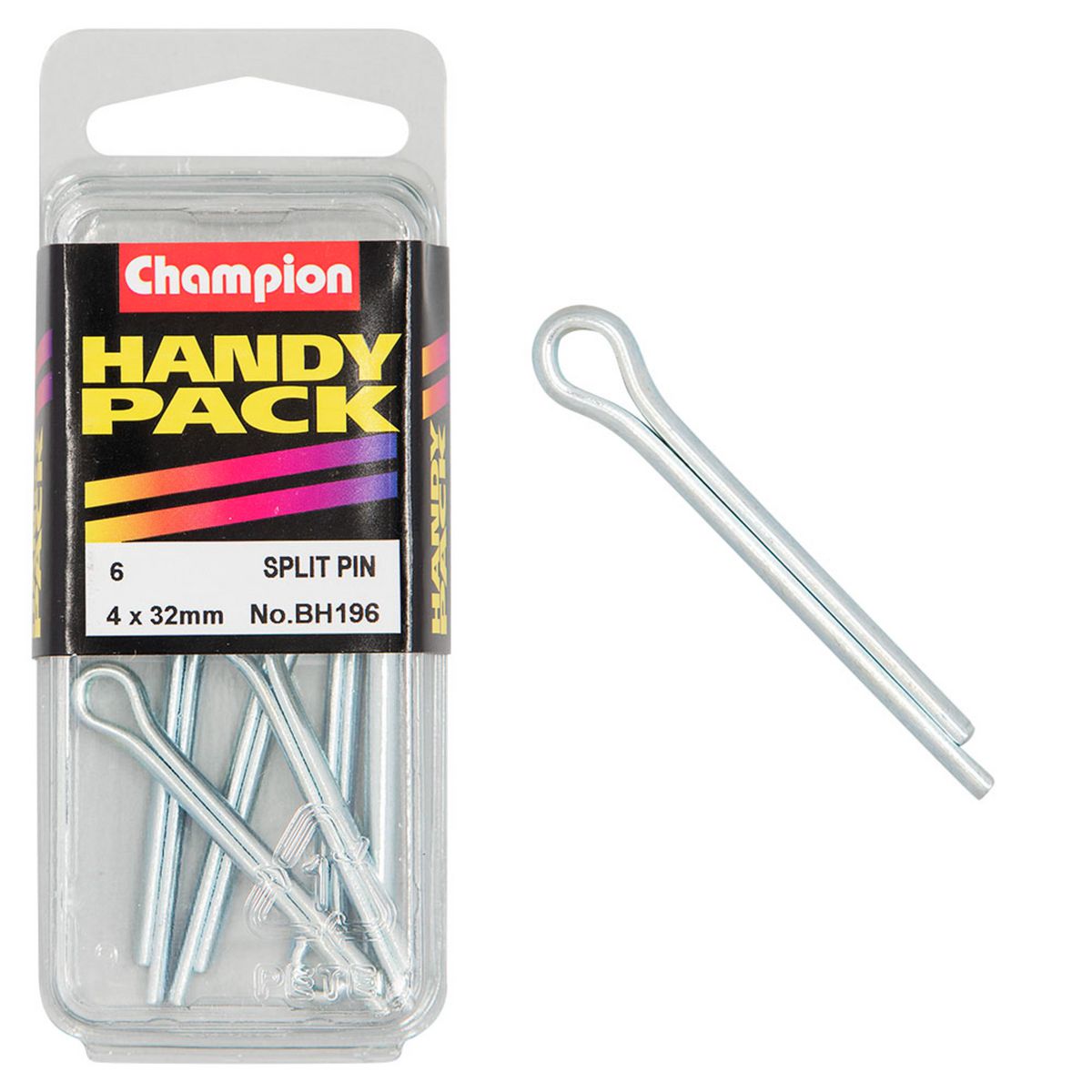 Champion Split Pins-4.0 X 32mm-Zinc Plated BH196