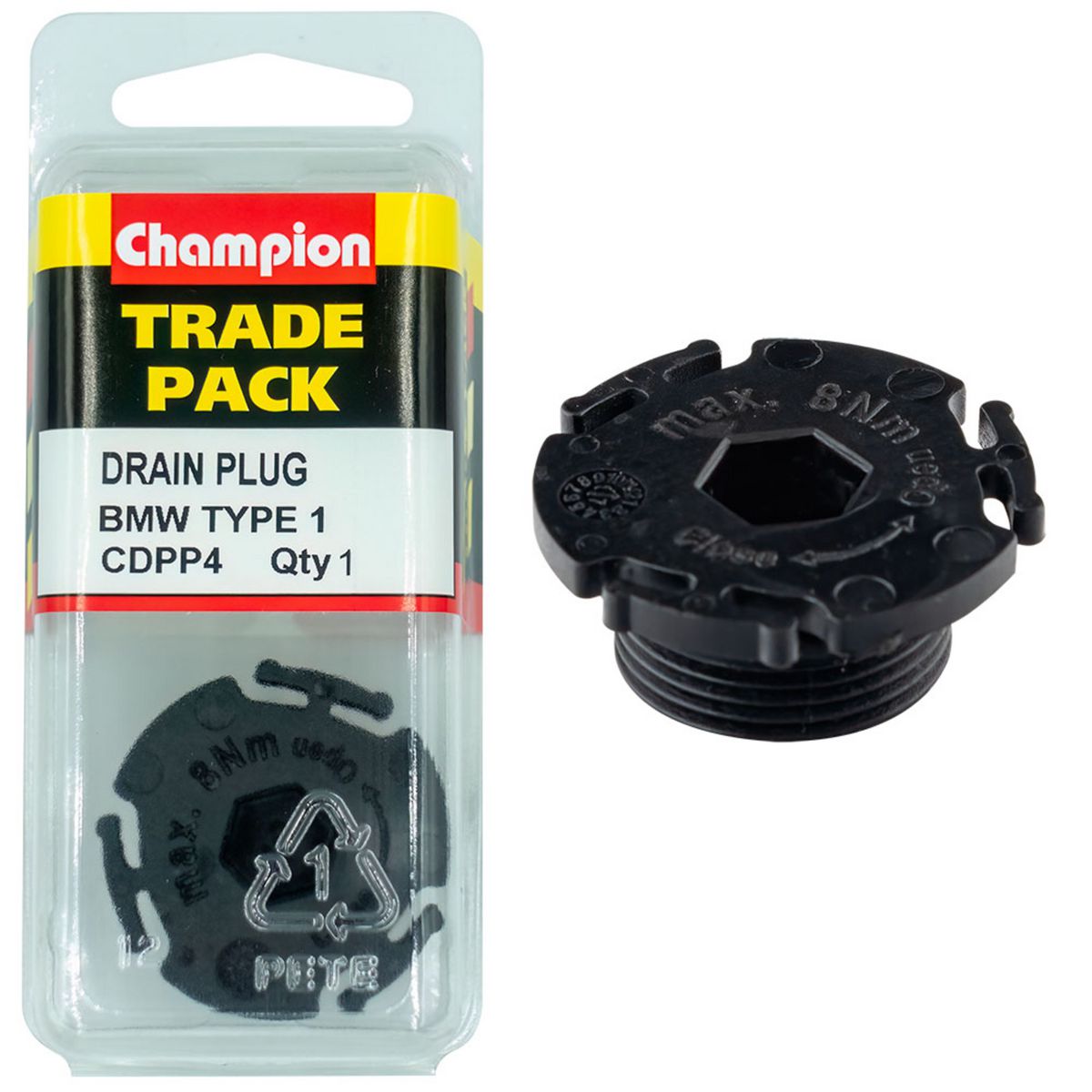 Champion Drain Plug - Bw Type 1 CDPP4