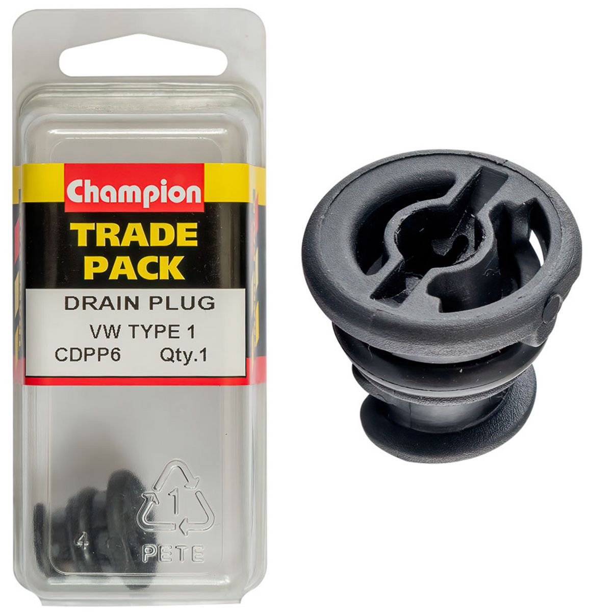 Champion Drain Plug - Vw Type 1 CDPP6