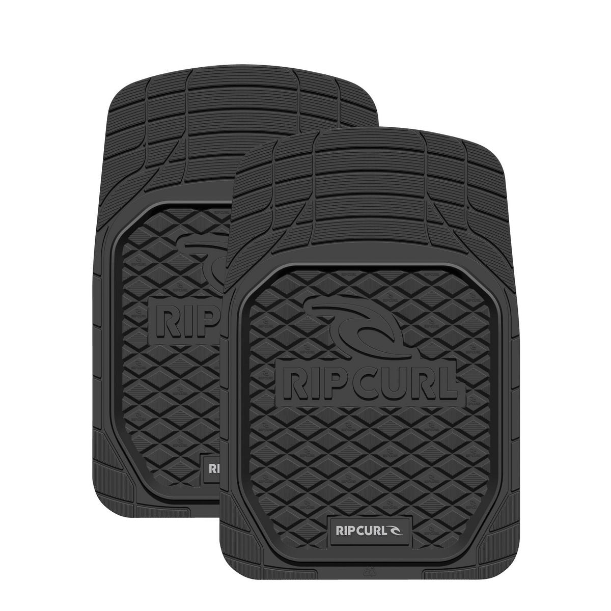Rip Curl Rubber Car Mats - Set of 2 Fronts CMRC-LOGOFR