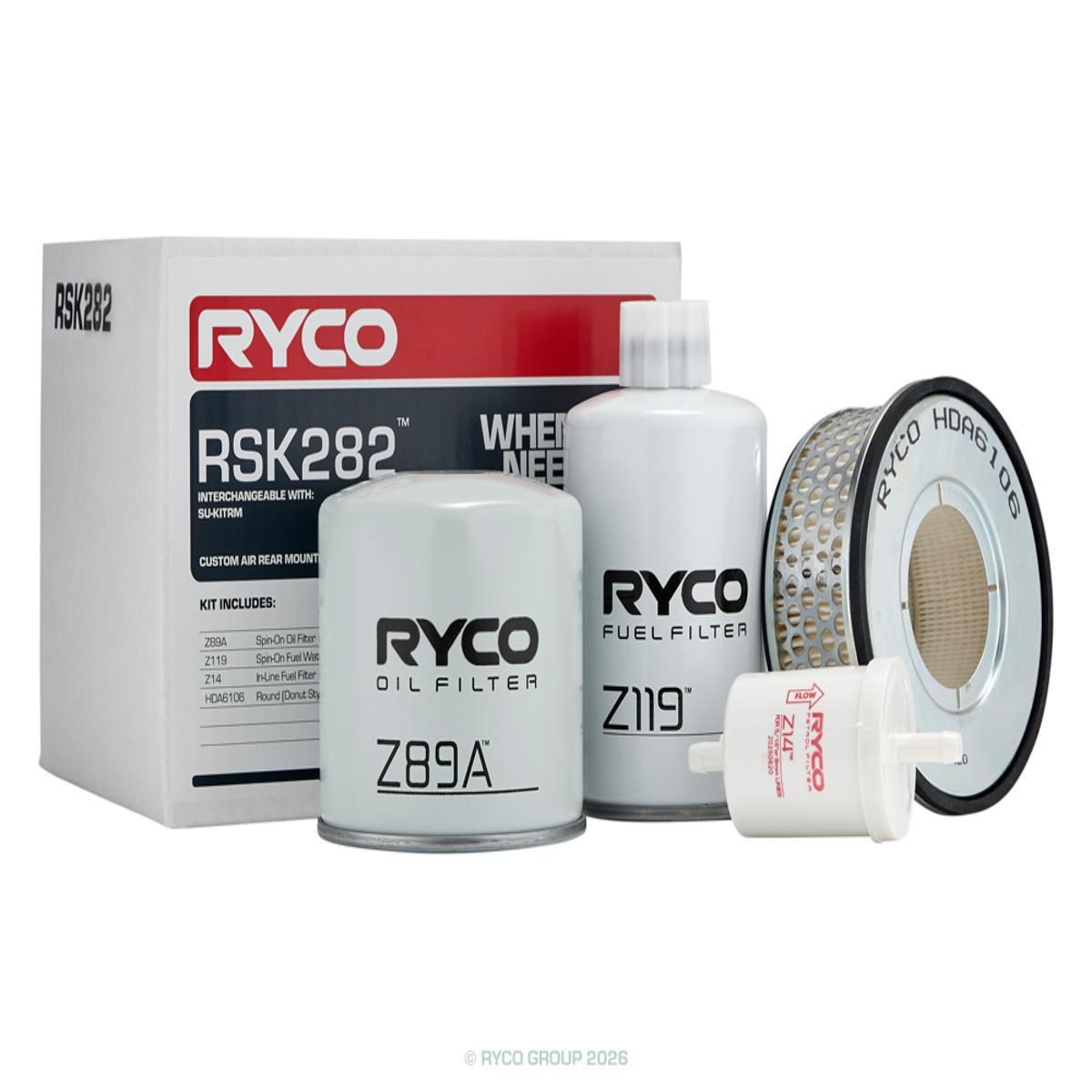 Ryco Service Kit RSK282