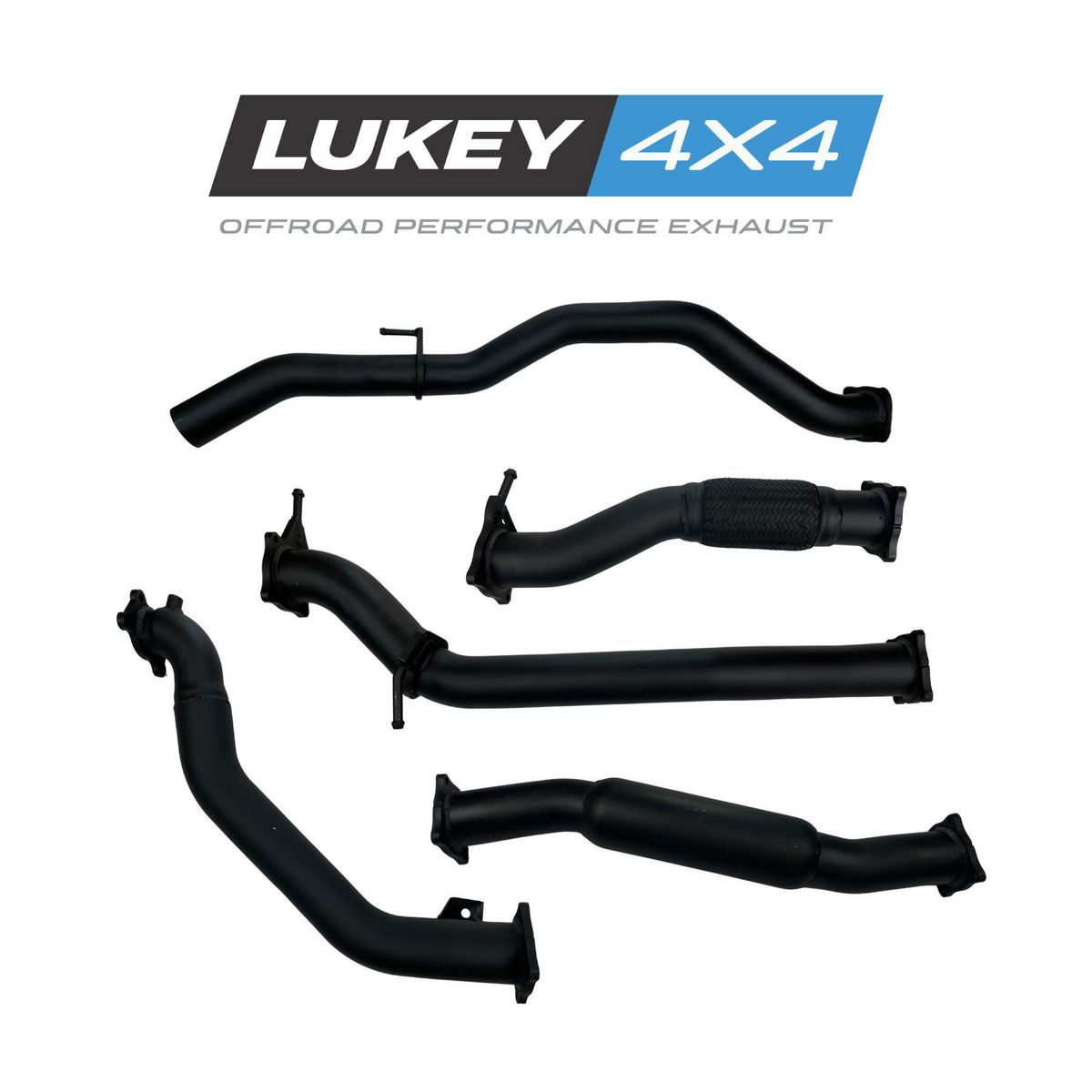 Lukey 4x4 Exhaust Lukey for Ford PJ PK Ranger turbo back Lukey 4x4 with Hotdog LKY-FRD-PK-HD