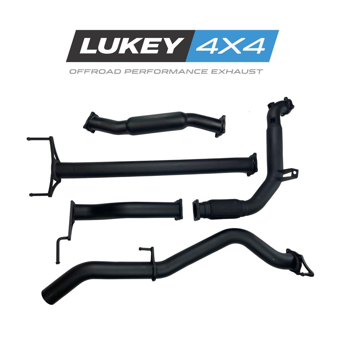 Lukey 4x4 Exhaust System for Mitsubishi Triton with Hotdog (09/2009 - 04/2015) LKY-MT-MN-HD