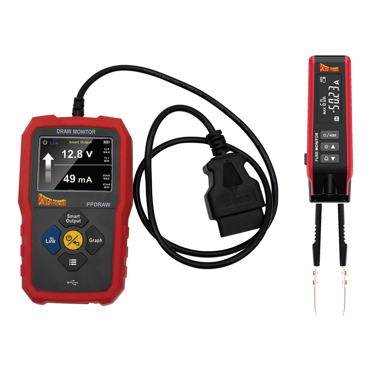Power Probe Draw & Fuse Monitor PPDRAWVP