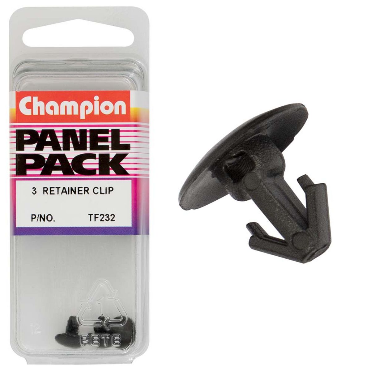 Champion Fasteners Retainer Clips-Len:7mm-Stem Dia: 5.5mm-Head:9mm TF232