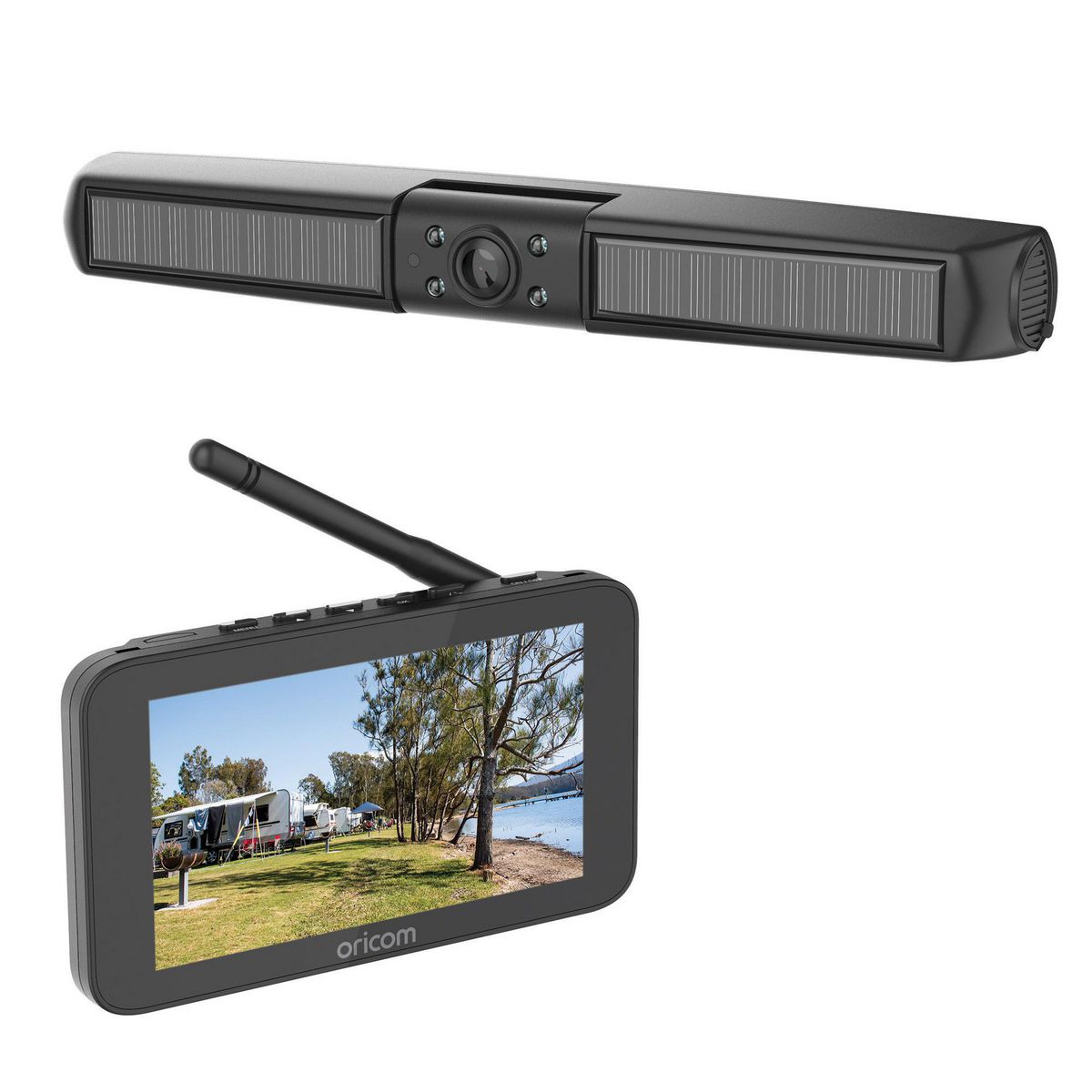 Oricom Solar Powered Wireless Reverse Camera with 5' Monitor WRCSP