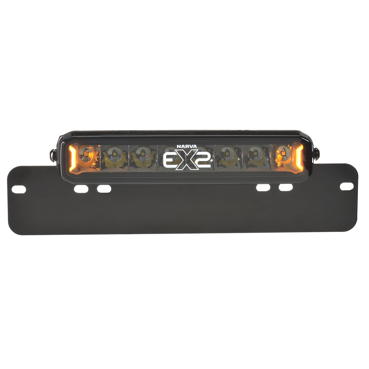 Narva 10IN EX2 Blackout Light Bar Single Row Licence Plate 72832