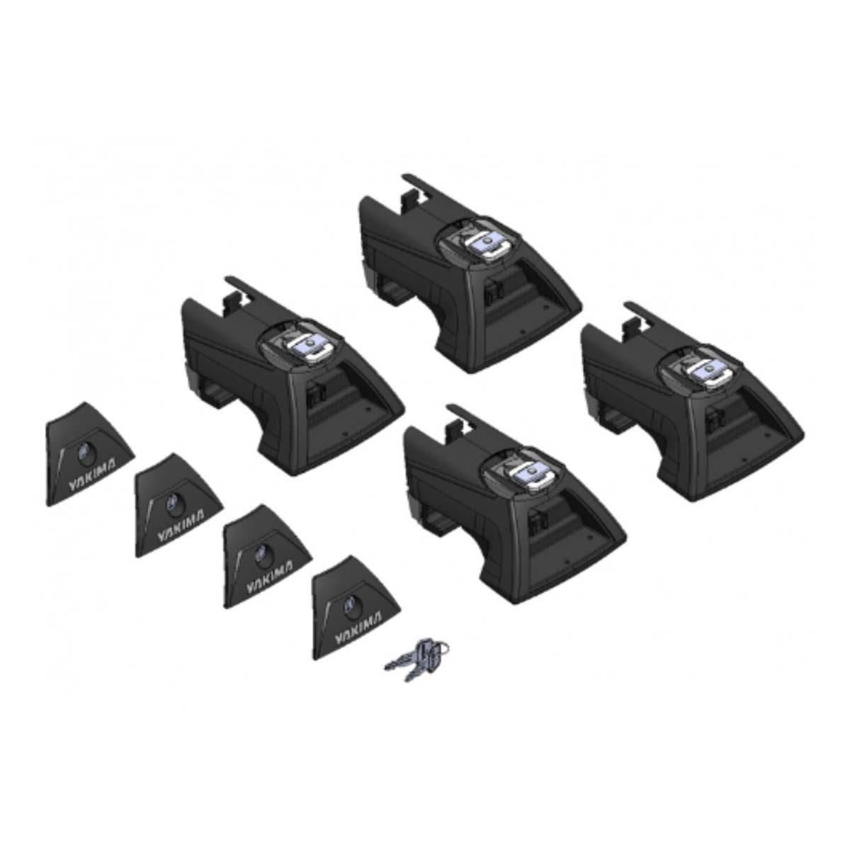 Yakima LNL Flush Kit Isuzu D-Max and Mazda BT-50 GEN 3 Double Cab Crossbar-to-Vehicle Mounting System