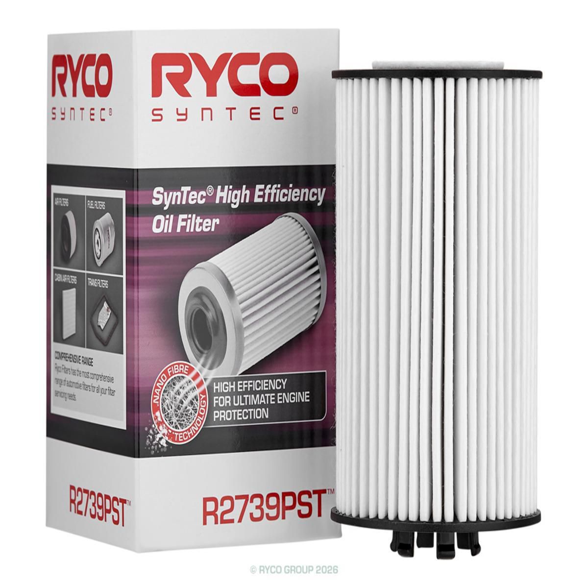 Ryco Syntec Oil Filter R2739PST