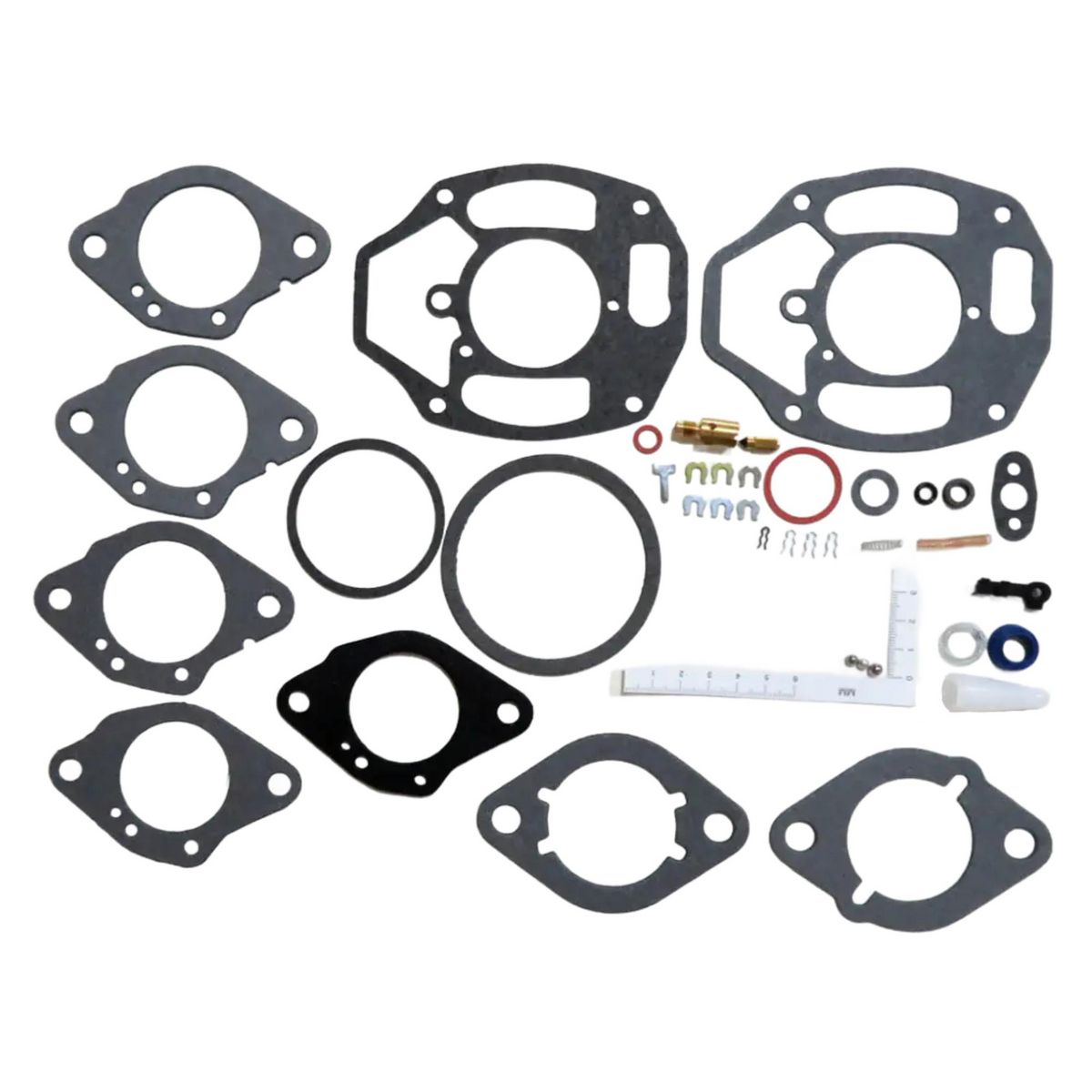 TFI Racing Carburettor Rebuild Kit Round Stem Plunger for Rochester B BC BV Buick Chevy Jeep Oldsmobile Pontiac Studebaker KR600R