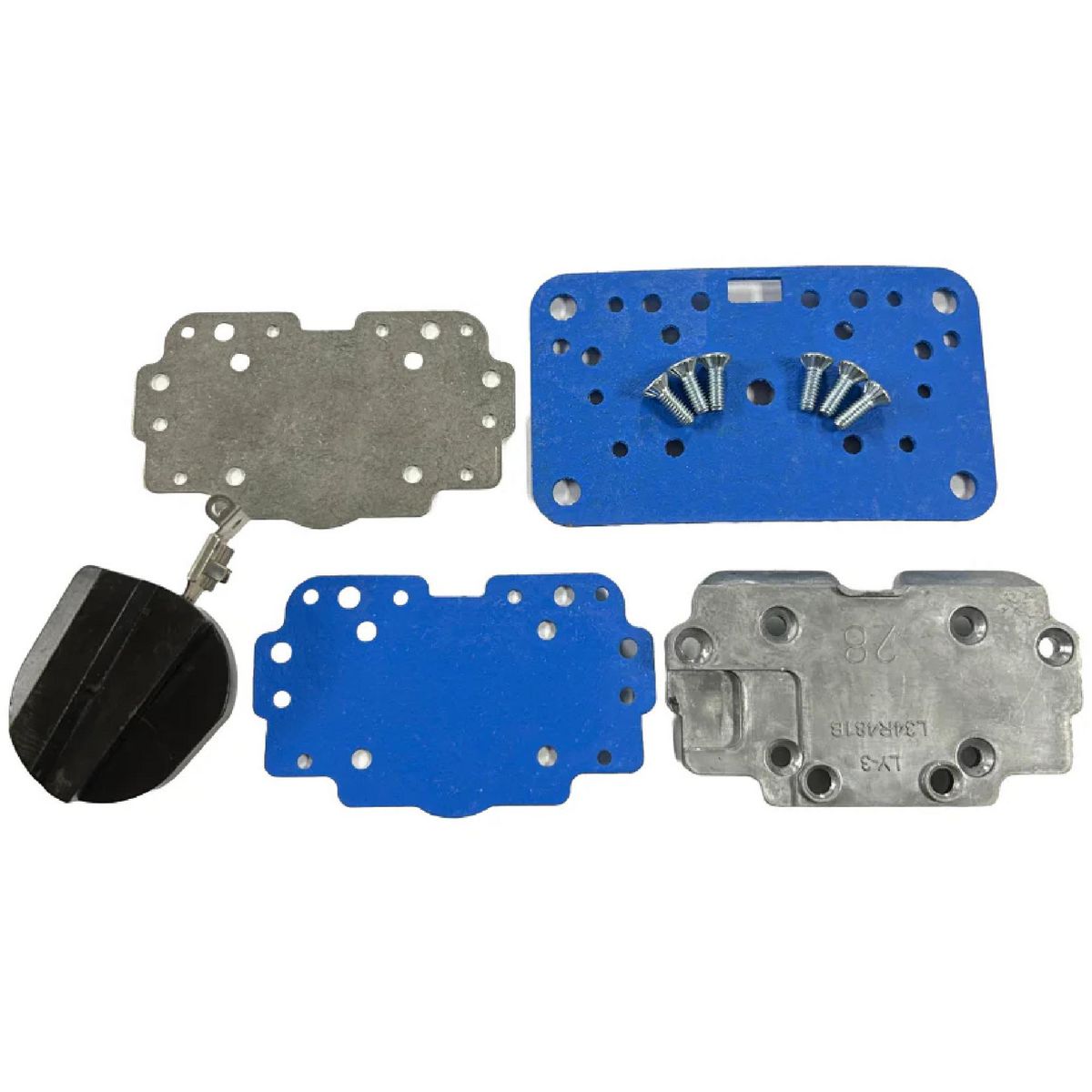 TFI Racing Genuine Carburettor Adjustable Metering Plate Kit for Holley 4160 Supersedes QFT 34-3 - Cavity RK343-2