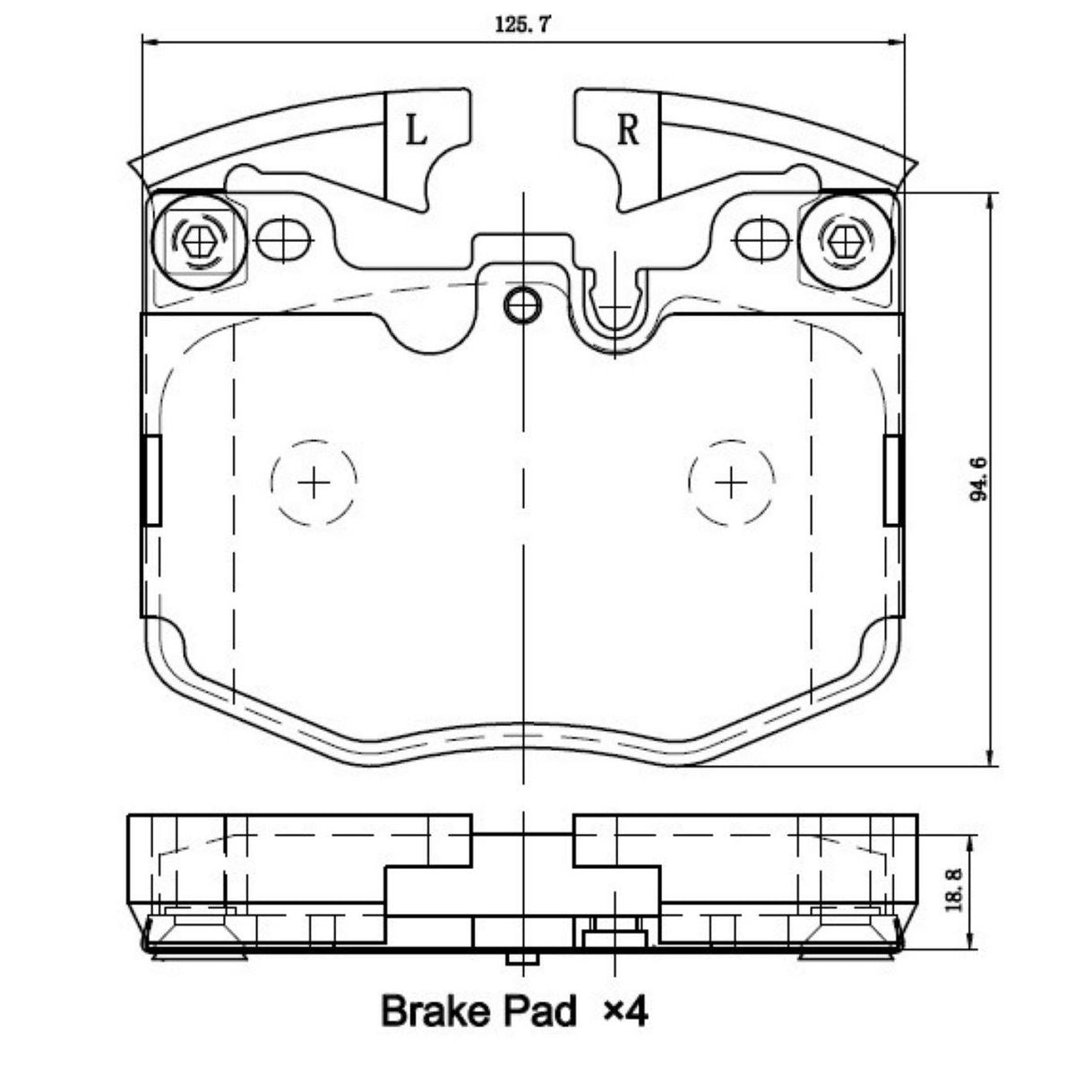 RDA Brakes Phantom Ceramic Pads RDB2543