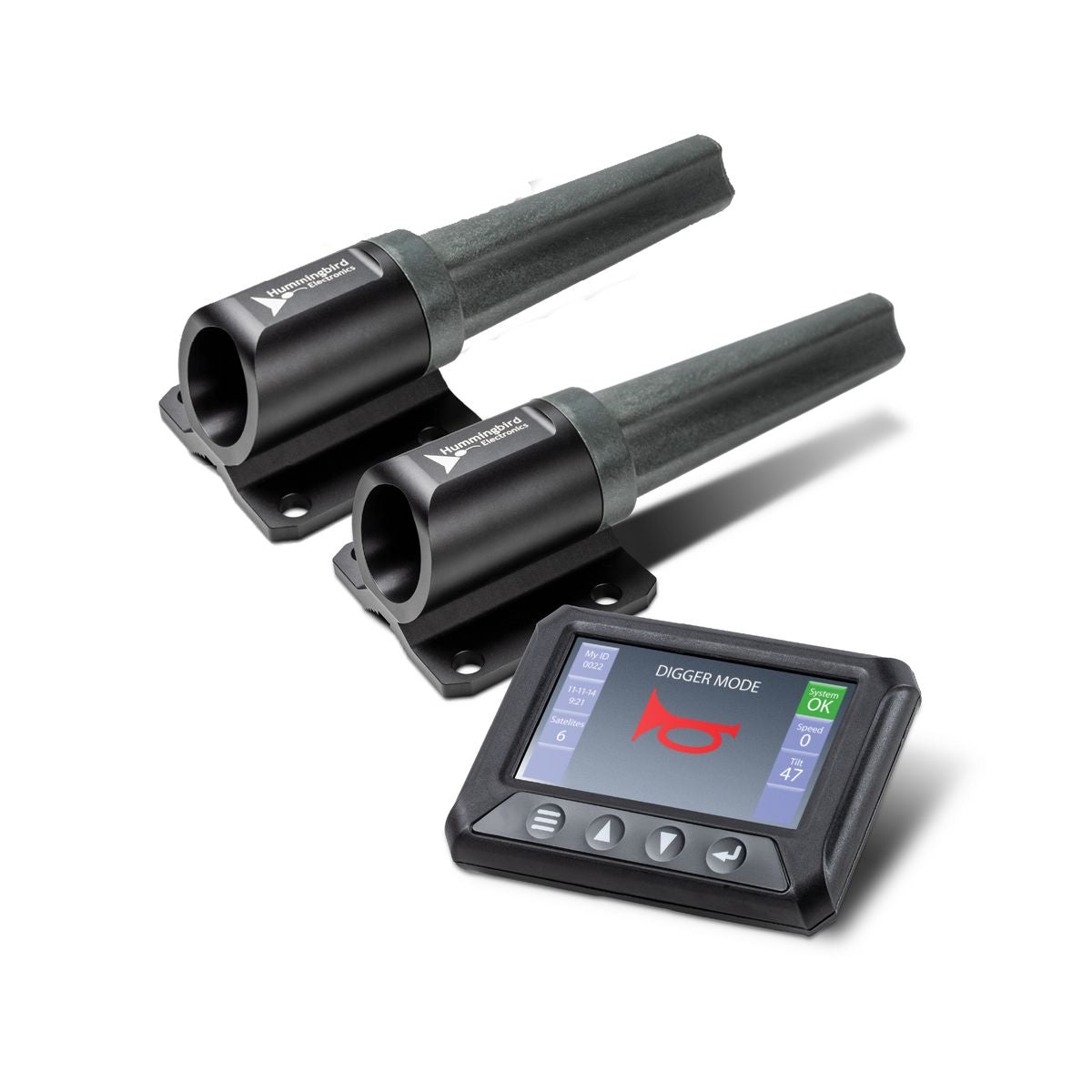 HUMMINGBID Silent Horn Dual Antenna System for Trucks HMSM2000E2KIT