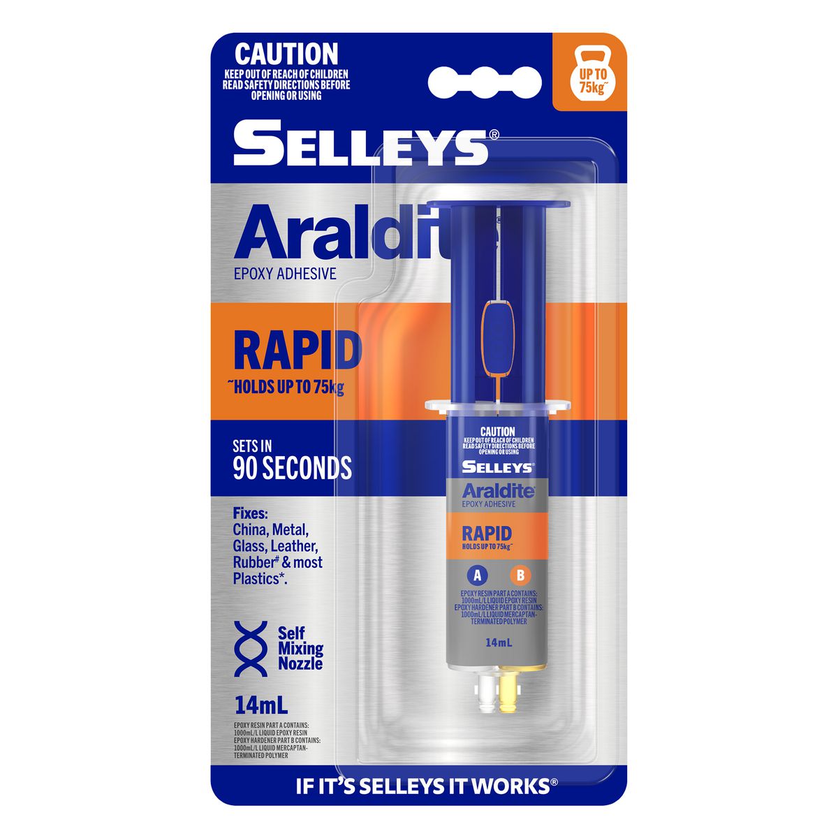 Selleys Araldite Rapid 90 Second 14ml 103793