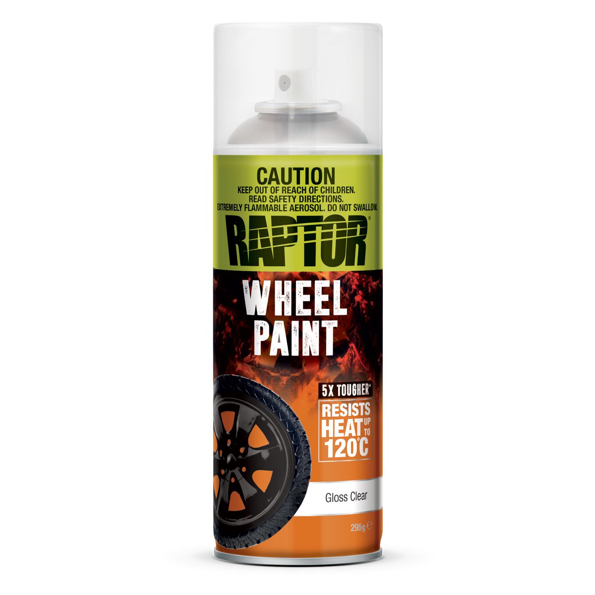 Raptor Wheel Paint Gloss Clear 295g RWPGC/AL