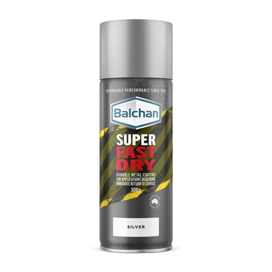 Balchan Super Fast Dry Metal Coating Spray Paint Silver 300g BAL118002