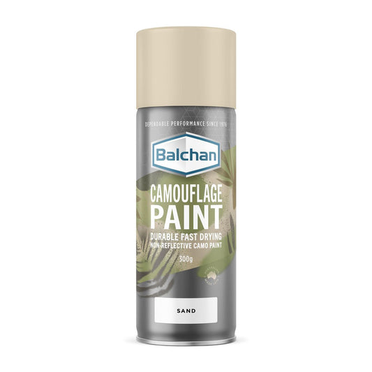 Balchan Camoflouge Fast Drying Non-Reflective Spray Paint Sand 300g BAL118053