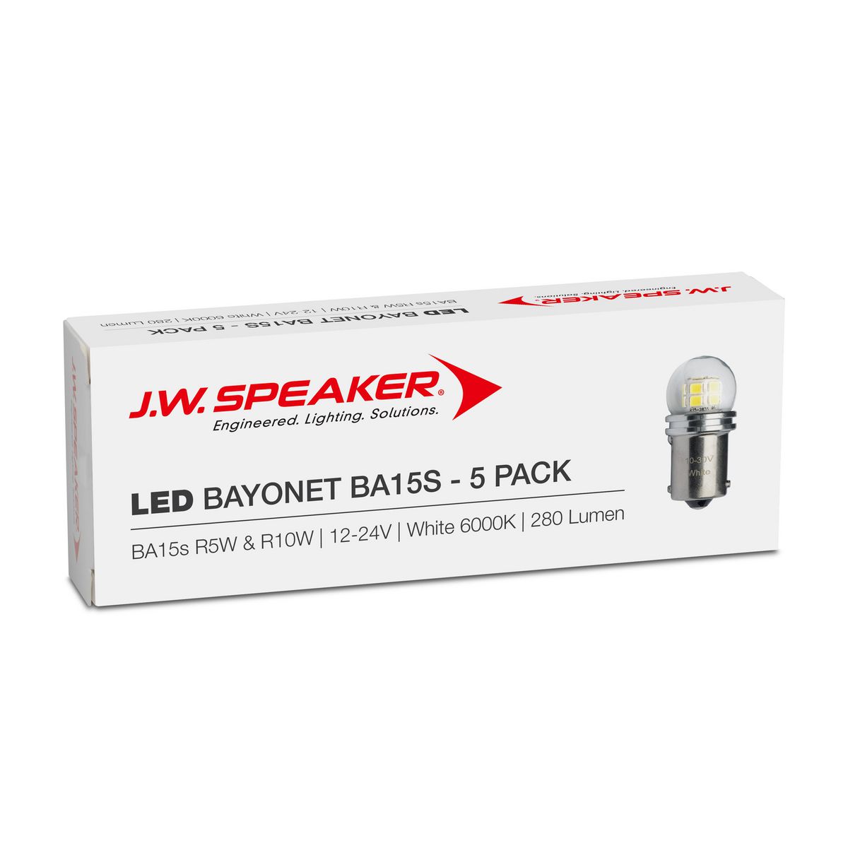 JW Speaker LED BA15s R10W Bulk Pack 990145-5