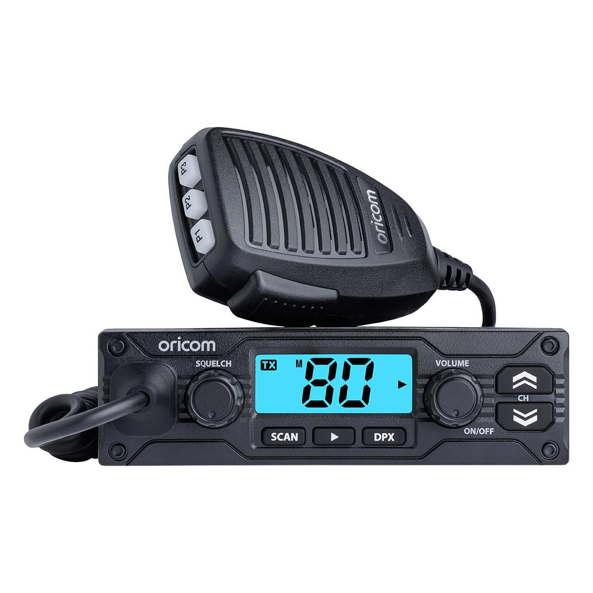 Oricom Compact Mobile UHF CB Radio with Instant Replay UHF048