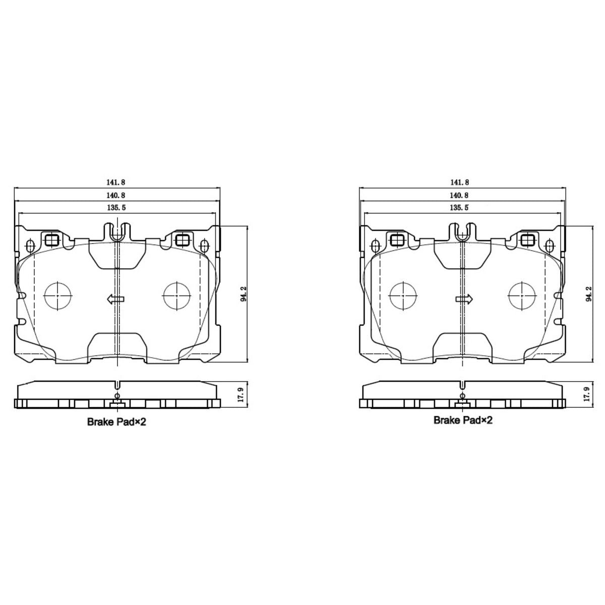 RDA Brakes Extreme Heavy Duty Brake Pad Set RDX5010SM