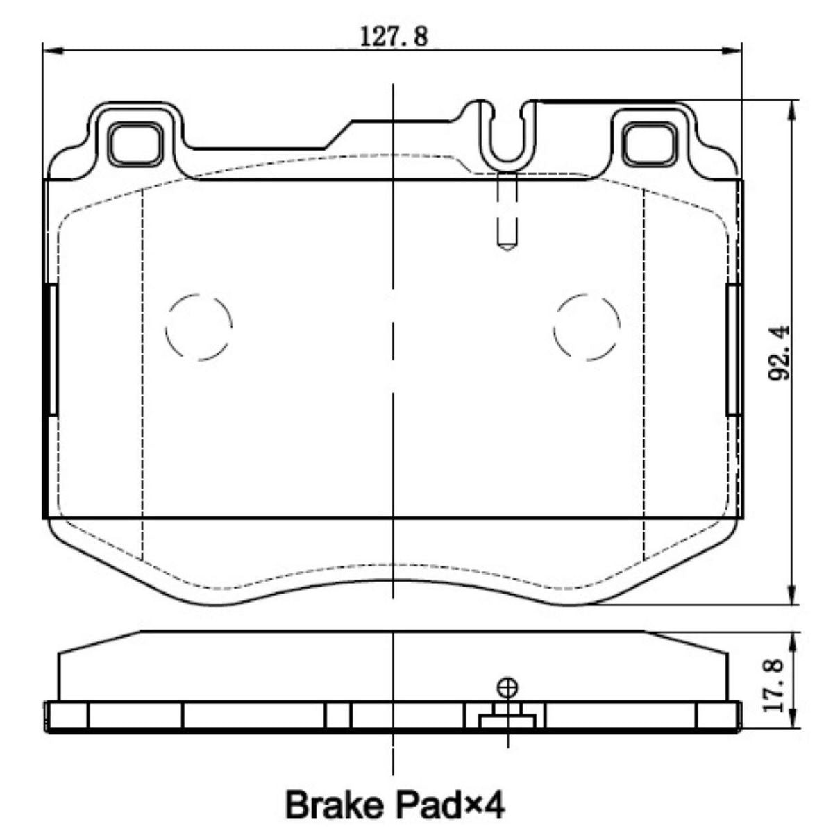 RDA Brakes Extreme Heavy Duty Brake Pad Set RDX5011SM