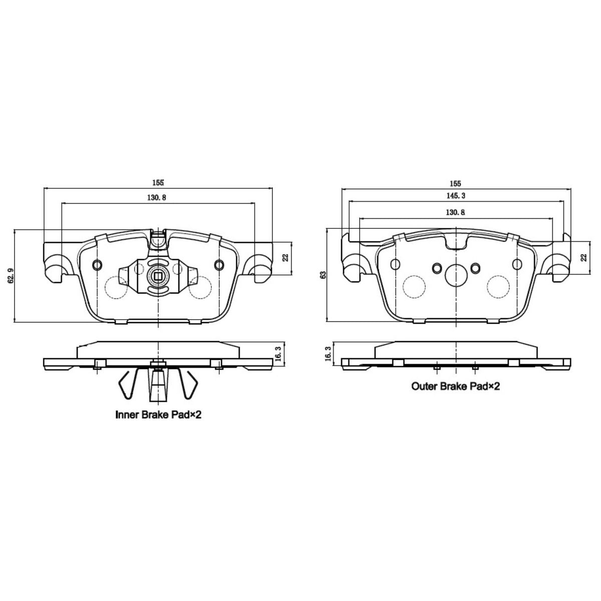RDA Brakes Extreme Heavy Duty Brake Pad Set RDX5012SM