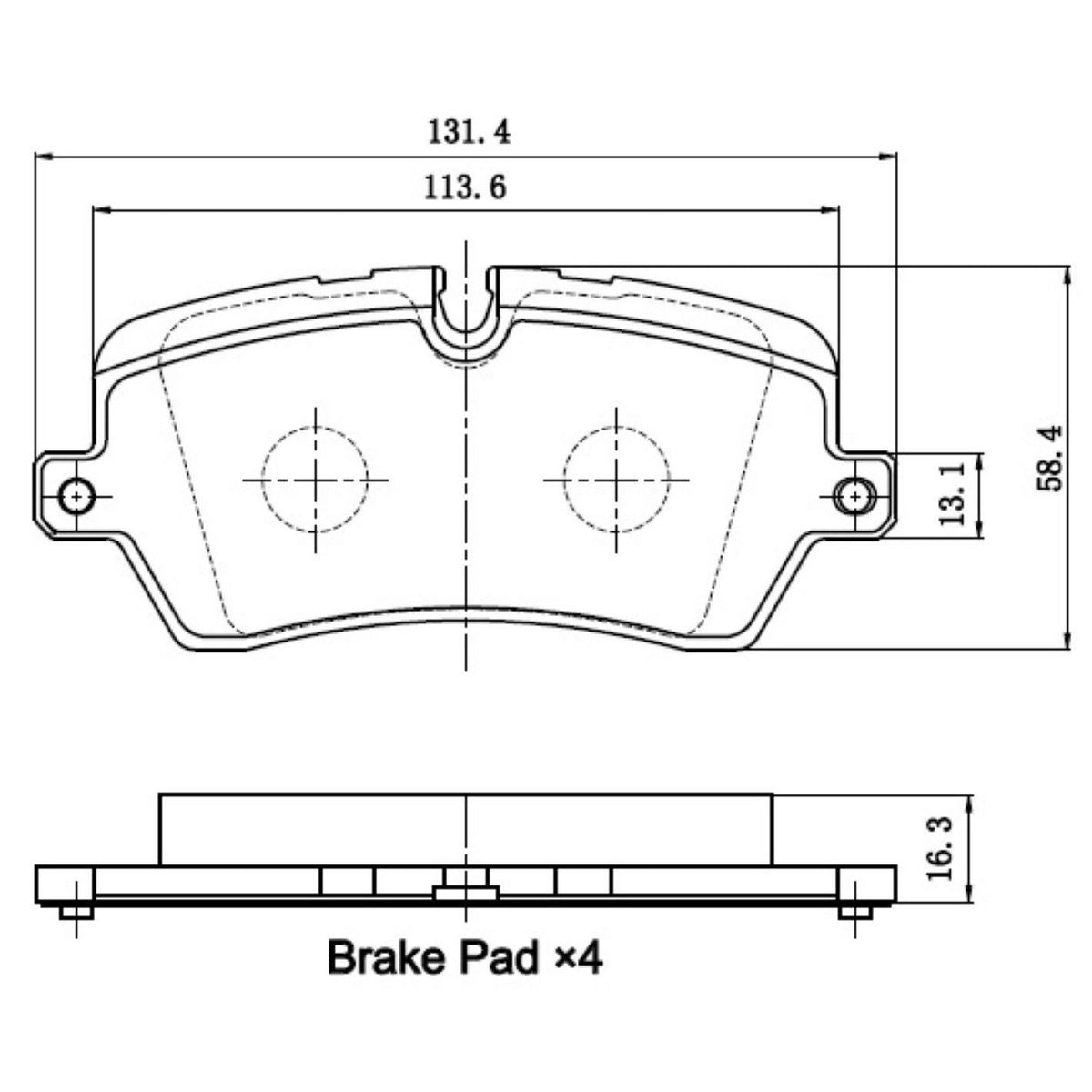 RDA Brakes Extreme Heavy Duty Brake Pad Set RDX5017SM