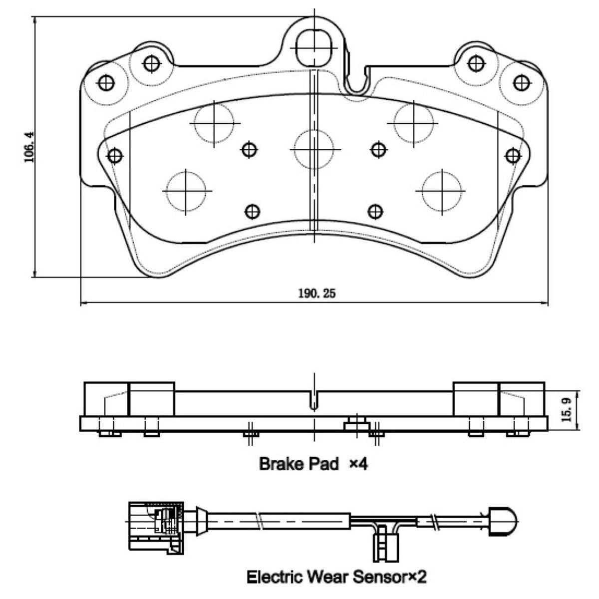 RDA Brakes Extreme Heavy Duty Brake Pad Set RDX5018SM