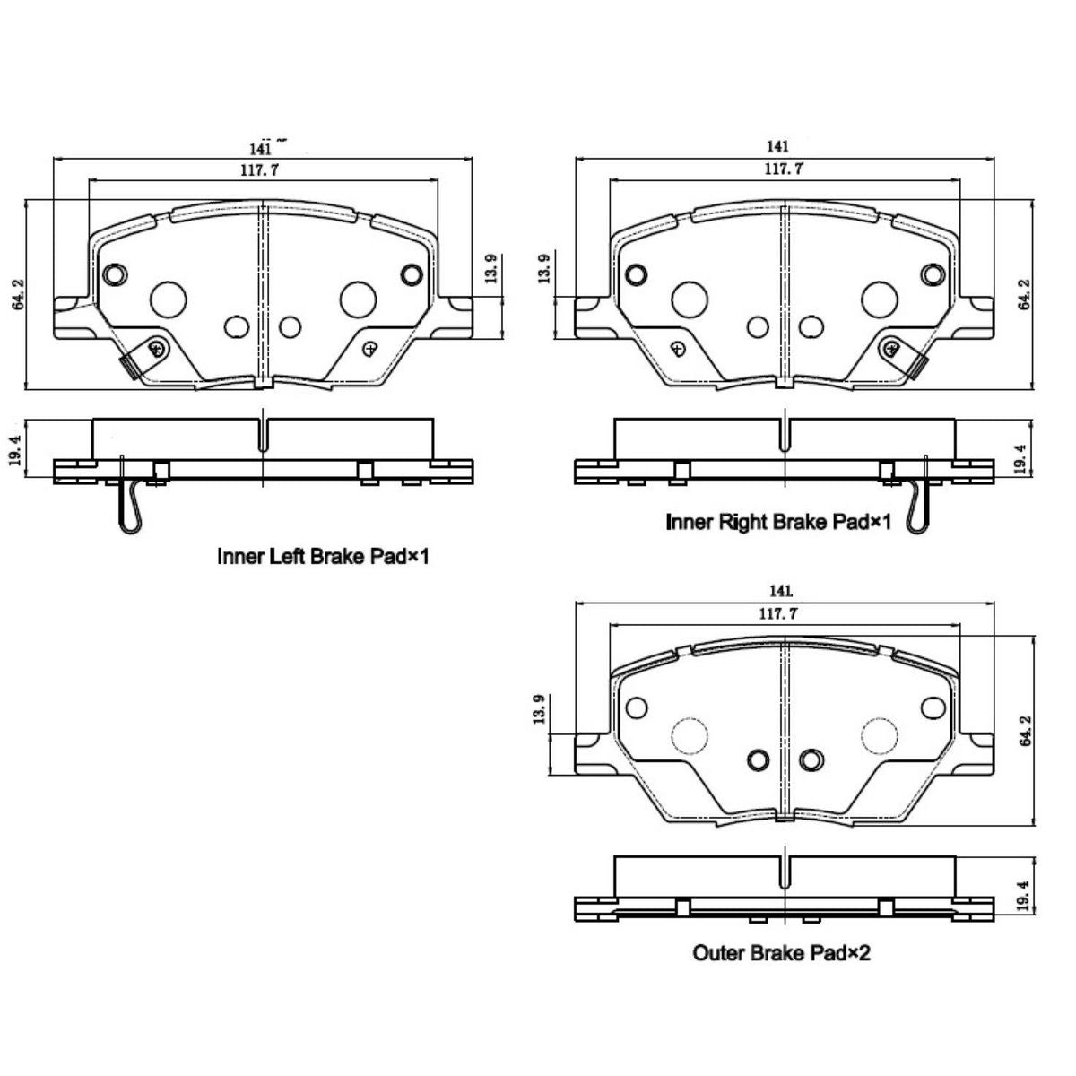 RDA Brakes Extreme Heavy Duty Brake Pad Set RDX5009SM
