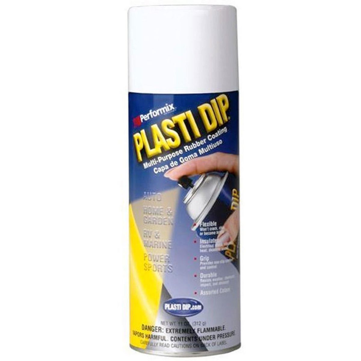 Plasti Dip Multi-Purpose Rubber Coating Aerosol White 311g G11207