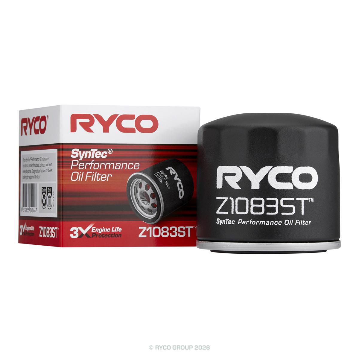 Ryco Oil Filter Z1083ST