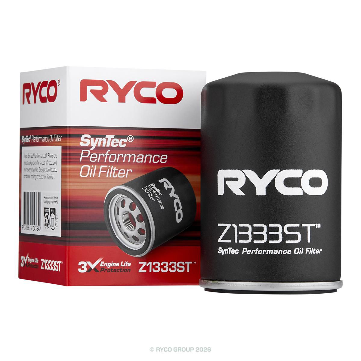 Ryco Oil Filter Z1333ST