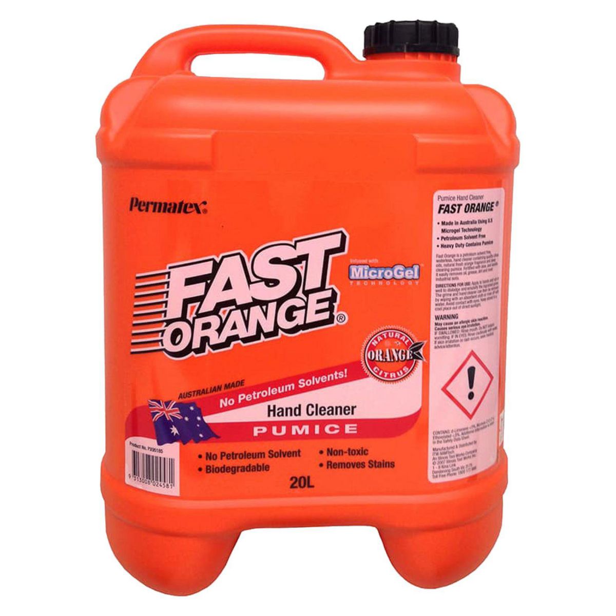 Permatex Fast Orange Fine Pumice Hand Cleaner 20L PX95185